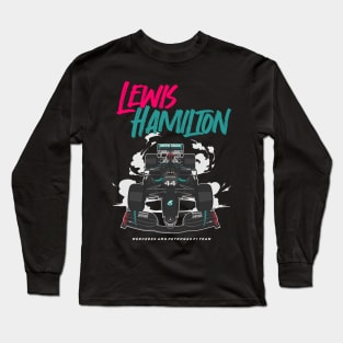 Lewis Hamilton Formula 1 Long Sleeve T-Shirt